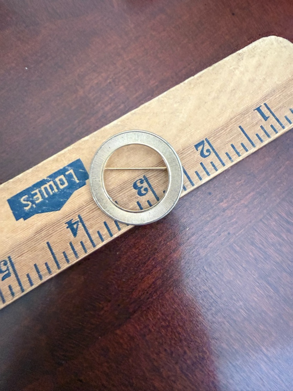 Vintage Circle Brooch